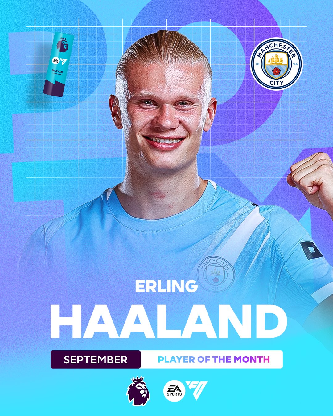 在线游戏-实至名归!官方:哈兰德当选英超9月最佳球员